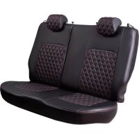 Чехлы Экокожа Турин Ромб на Chevrolet Cobalt с 2011+ Чехлы Экокожа Турин Ромб на Chevrolet Cobalt с 2011+